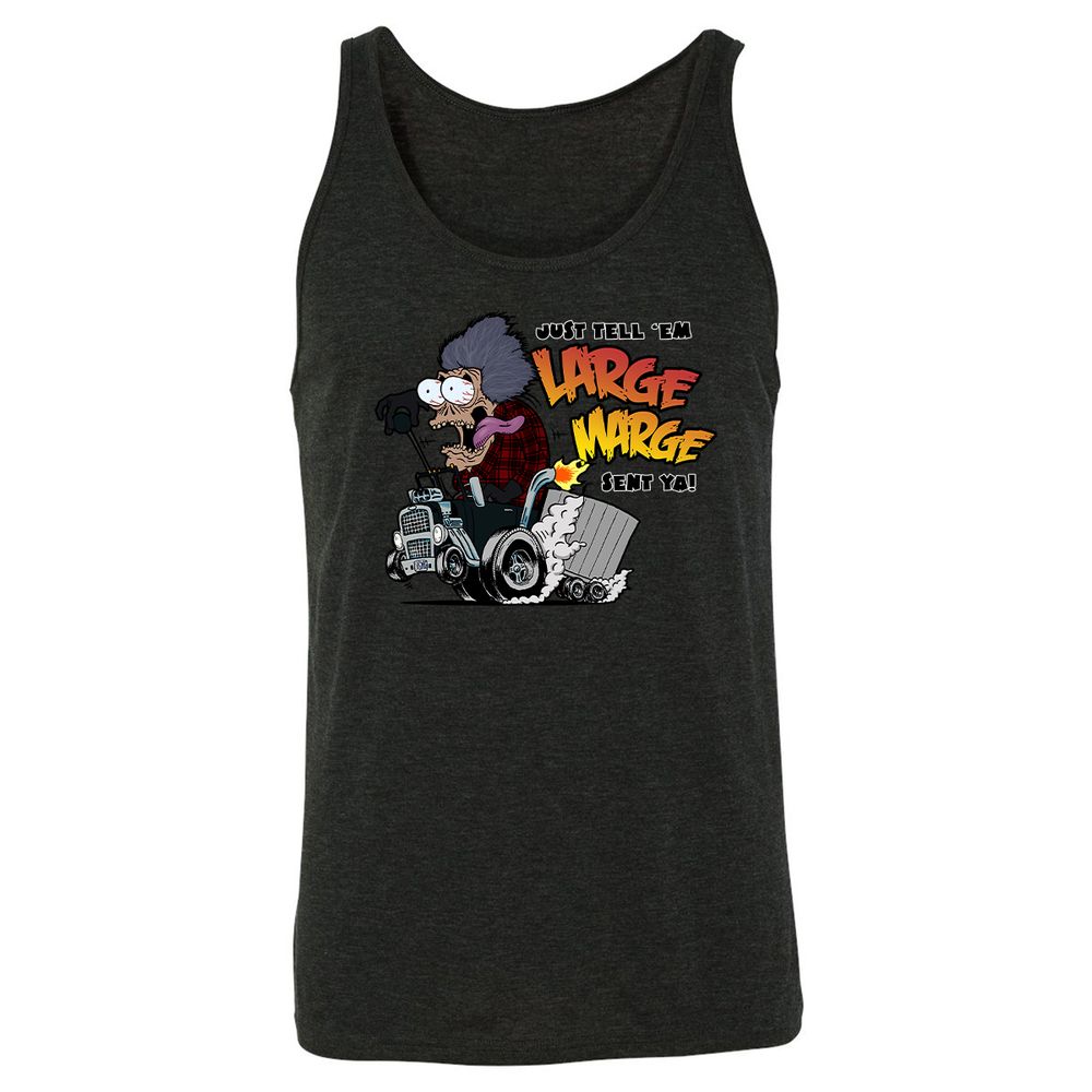 Unisex Jersey Tank - C6FCGCJY - Charcoal Black Triblend - 5