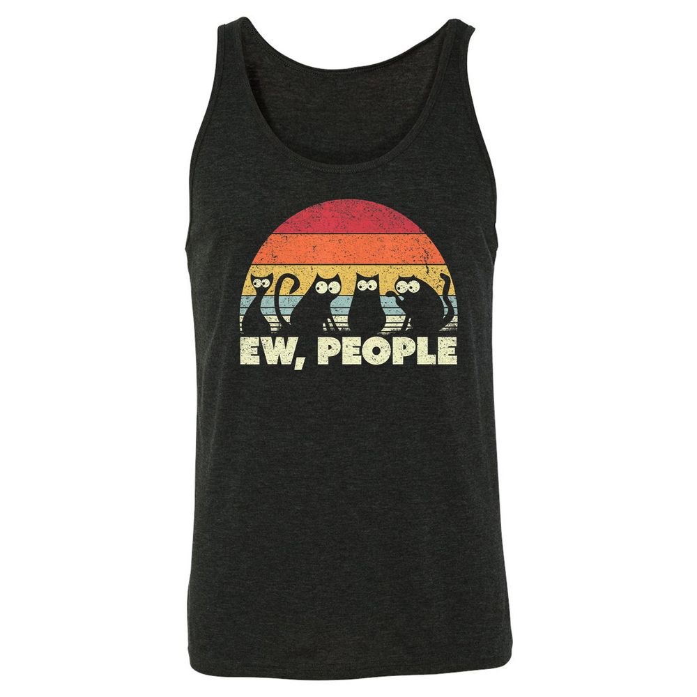 Unisex Jersey Tank - W93DAQW5 - Charcoal Black Triblend - 5