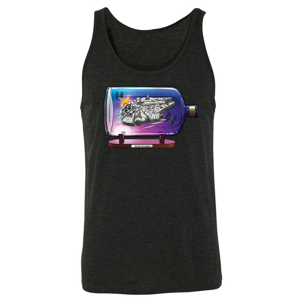 Unisex Jersey Tank - WTVCDW9A - Charcoal Black Triblend - 5