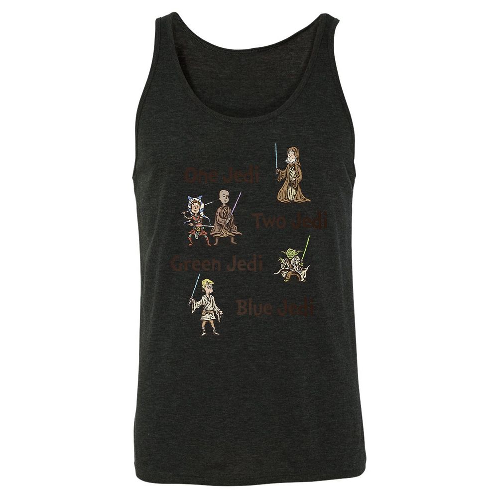 Unisex Jersey Tank - WLE6VVHC - Charcoal Black Triblend - 5