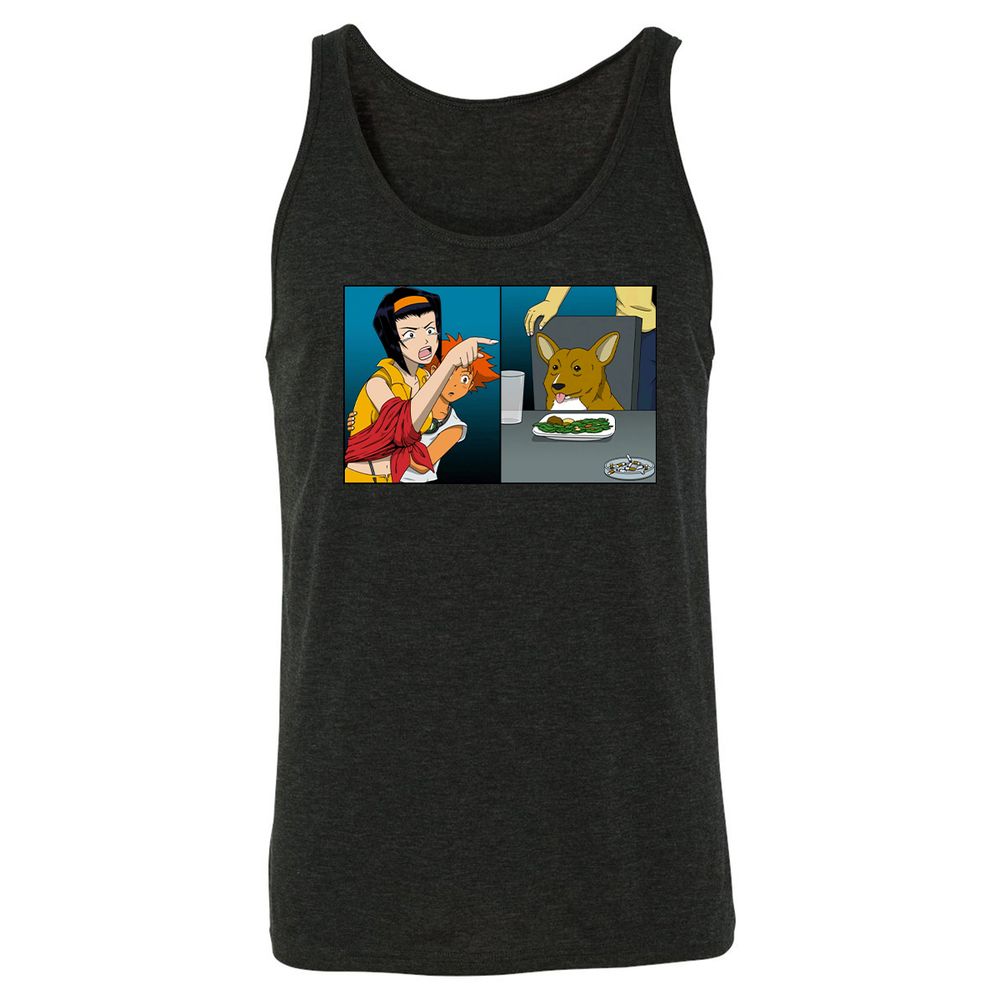 Unisex Jersey Tank - E94XSR8X - Charcoal Black Triblend - 5