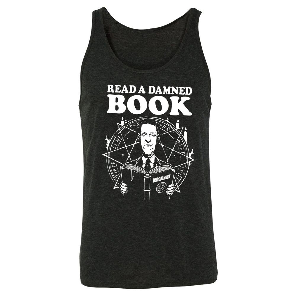Unisex Jersey Tank - B95GVAKH - Charcoal Black Triblend - 5