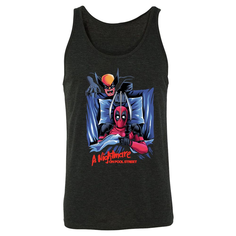 Unisex Jersey Tank - QJAD4KTX - Charcoal Black Triblend - 5