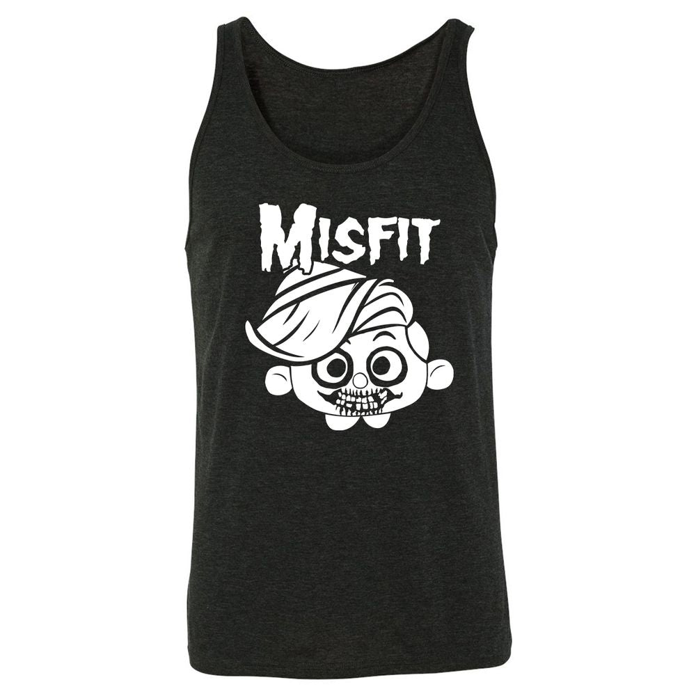 Unisex Jersey Tank - N94U1BNQ - Charcoal Black Triblend - 5