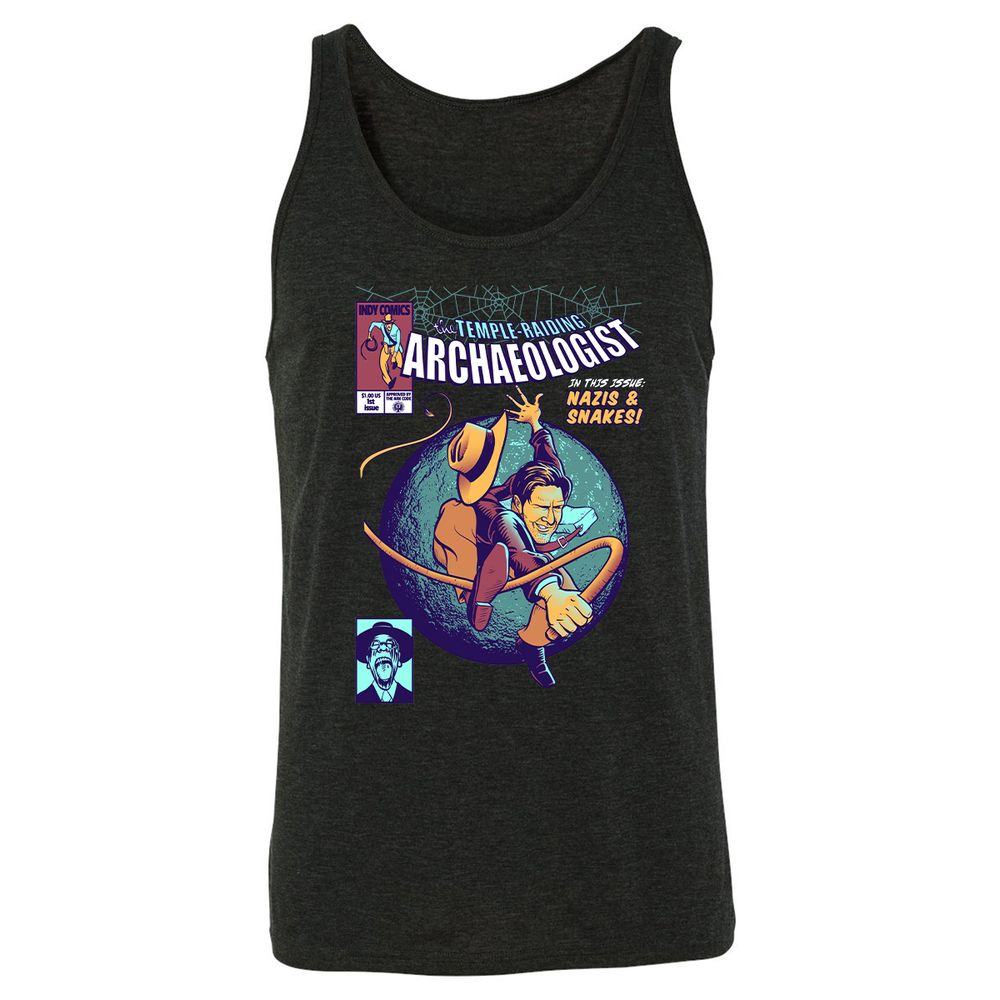 Unisex Jersey Tank - KTVCXCXT - Charcoal Black Triblend - 5