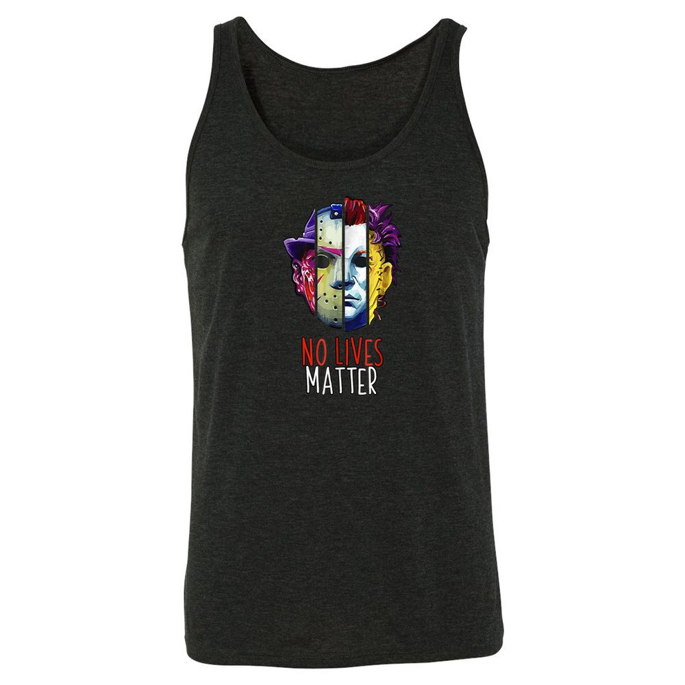 Unisex Jersey Tank - QV1THRSZ - Charcoal Black Triblend - 5