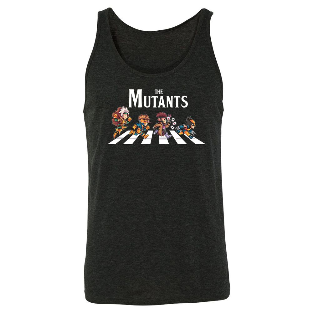 Unisex Jersey Tank - ANES3DZS - Charcoal Black Triblend - 5