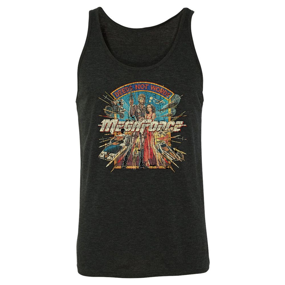 Deeds Not Words - Charcoal Black Triblend - 5