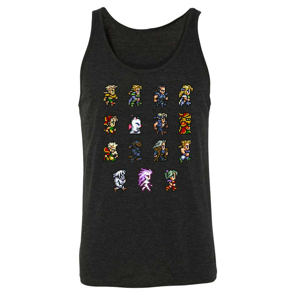 Unisex Jersey Tank - SDHARRUR - Charcoal Black Triblend - 5