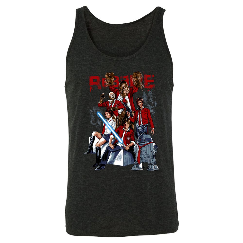 Unisex Jersey Tank - 4291PZB2 - Charcoal Black Triblend - 5