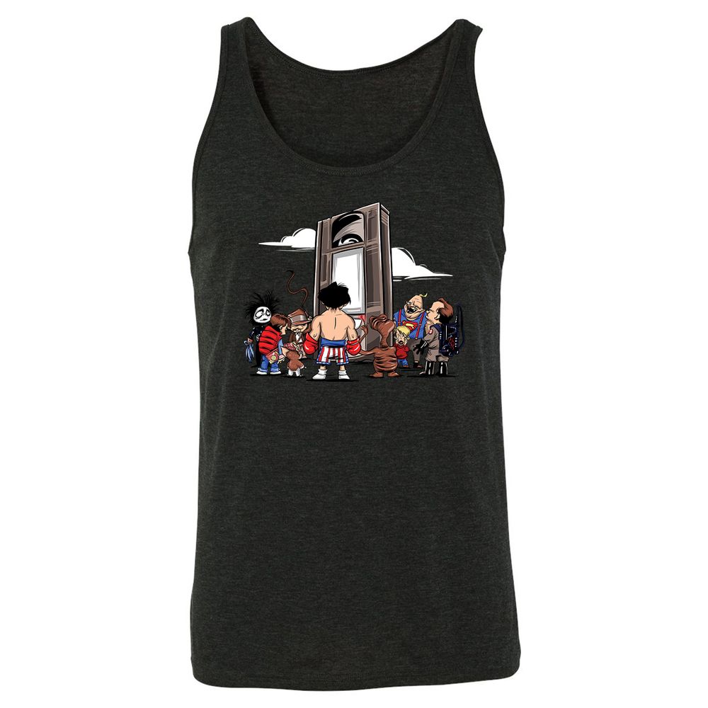 Unisex Jersey Tank - C3VF4KCJ - Charcoal Black Triblend - 5