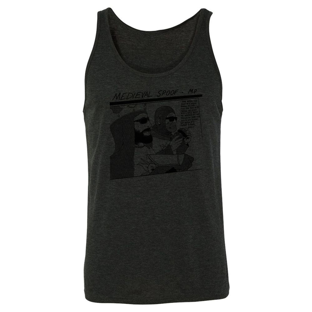 Unisex Jersey Tank - U9BTZDEA - Charcoal Black Triblend - 5