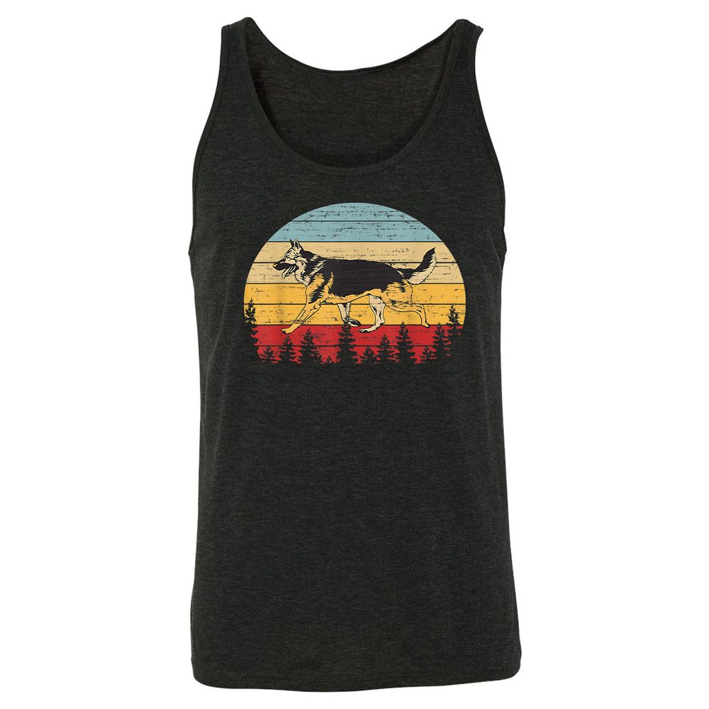 Unisex Jersey Tank - 7VJZY9SA - Charcoal Black Triblend - 5