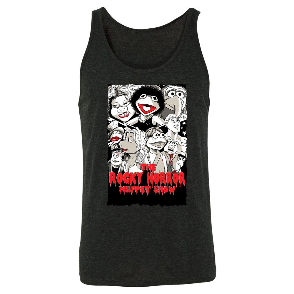 Unisex Jersey Tank - DZZXQHCR - Charcoal Black Triblend - 5
