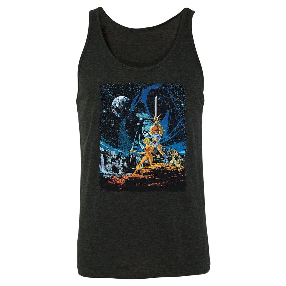 Unisex Jersey Tank - QXV65ZJK - Charcoal Black Triblend - 5