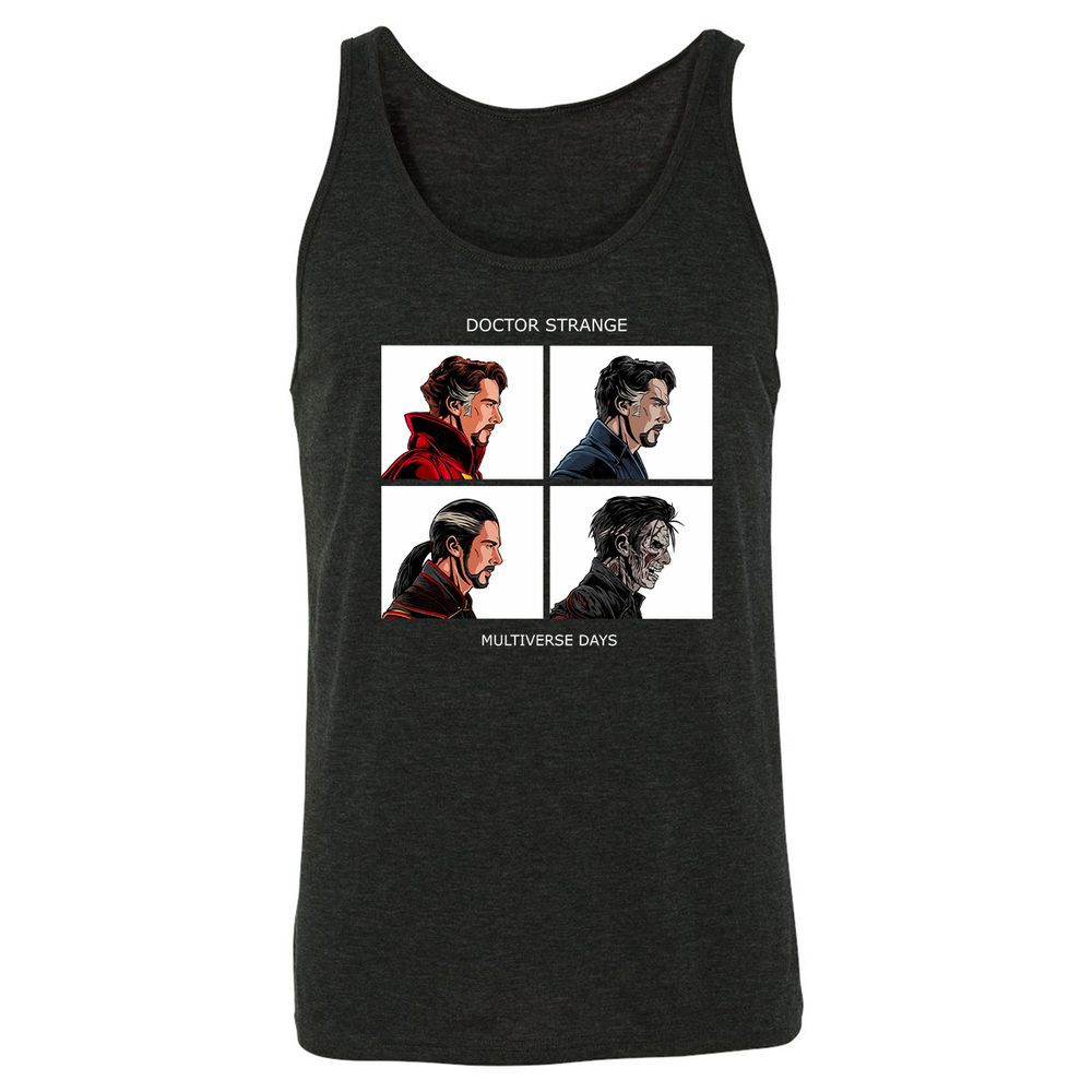 Unisex Jersey Tank - 4XDSR1E2 - Charcoal Black Triblend - 5