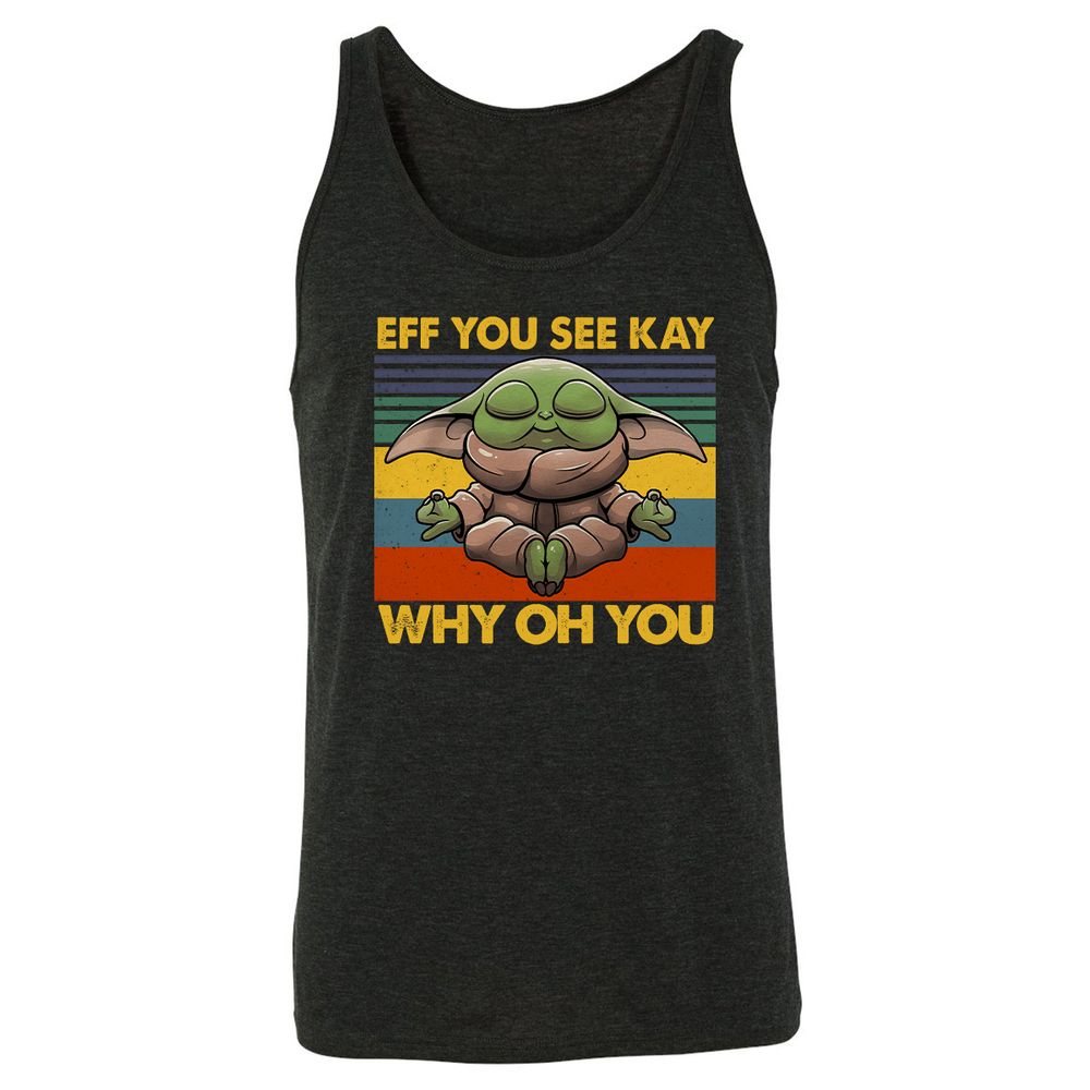 Unisex Jersey Tank - XD5TQHQE - Charcoal Black Triblend - 5