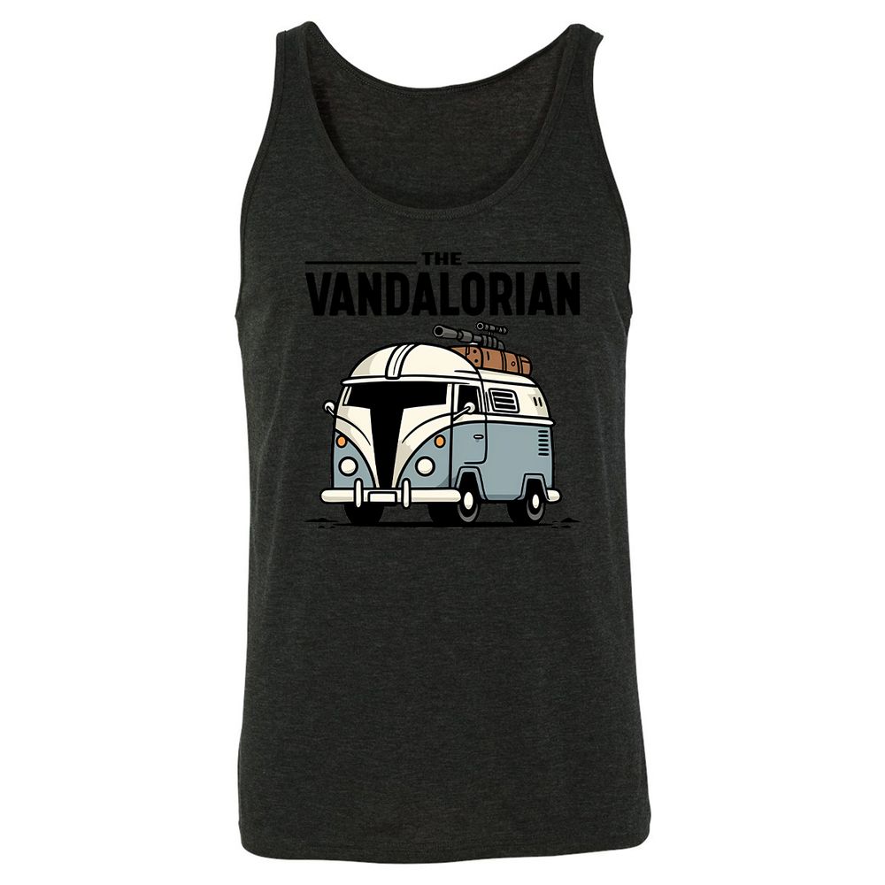 Unisex Jersey Tank - S1VEL7CJ - Charcoal Black Triblend - 5