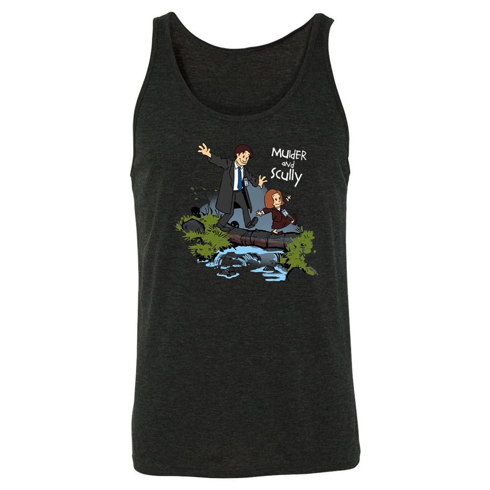 Unisex Jersey Tank - Y7FVVFWZ - Charcoal Black Triblend - 5