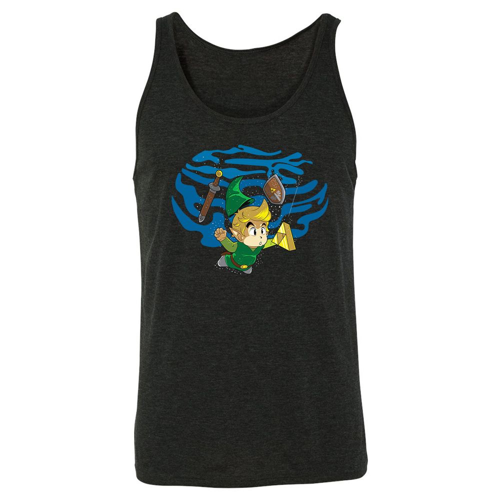 Unisex Jersey Tank - 64ZM82BU - Charcoal Black Triblend - 5