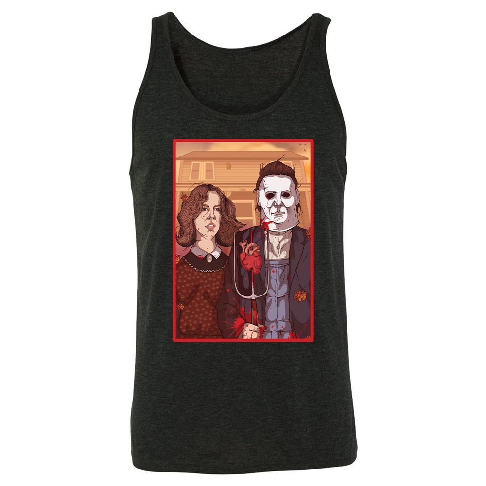 Unisex Jersey Tank - X5QHXGPX - Charcoal Black Triblend - 5