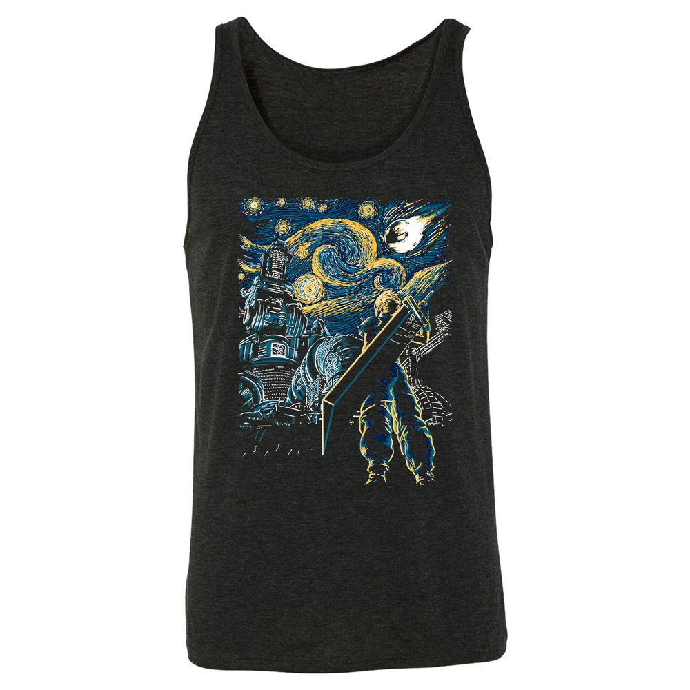 Unisex Jersey Tank - A9F3B4Q6 - Charcoal Black Triblend - 5