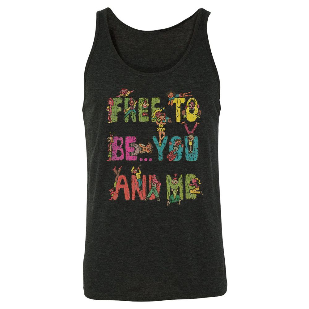 Unisex Jersey Tank - Y3MG7T4N - Charcoal Black Triblend - 5