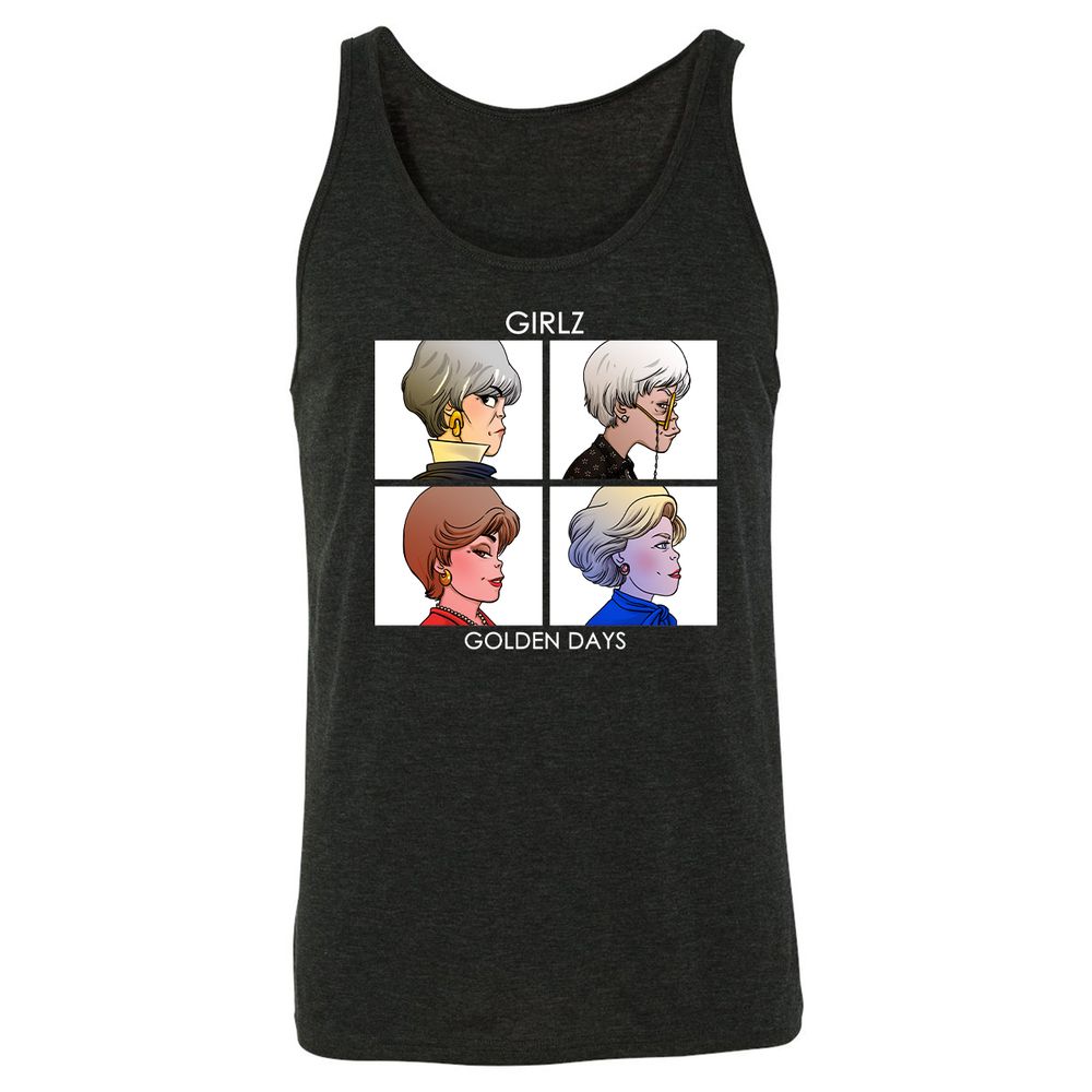 Unisex Jersey Tank - YU3RYV8M - Charcoal Black Triblend - 5