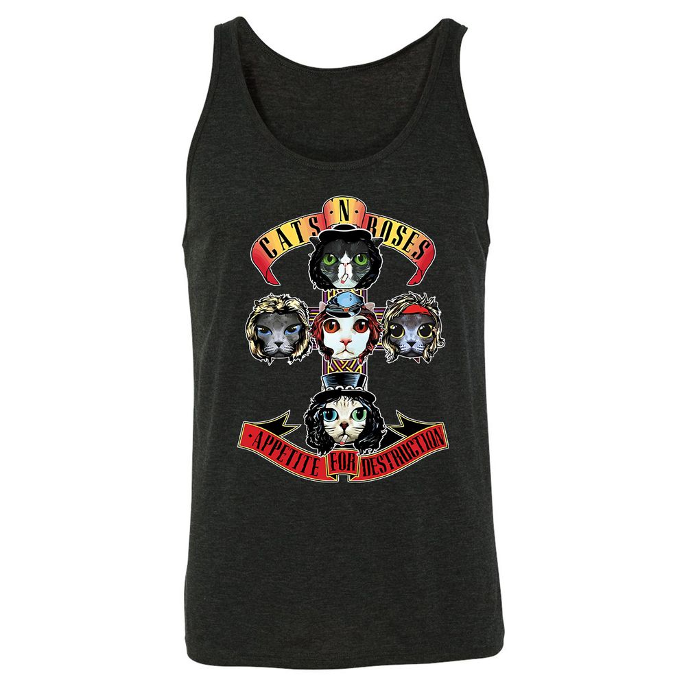 Guns N Roses - Charcoal Black Triblend - 5