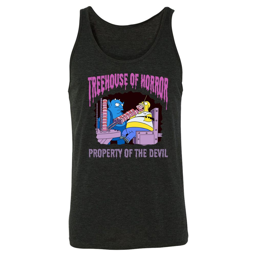 Unisex Jersey Tank - LQ8BLWRL - Charcoal Black Triblend - 5