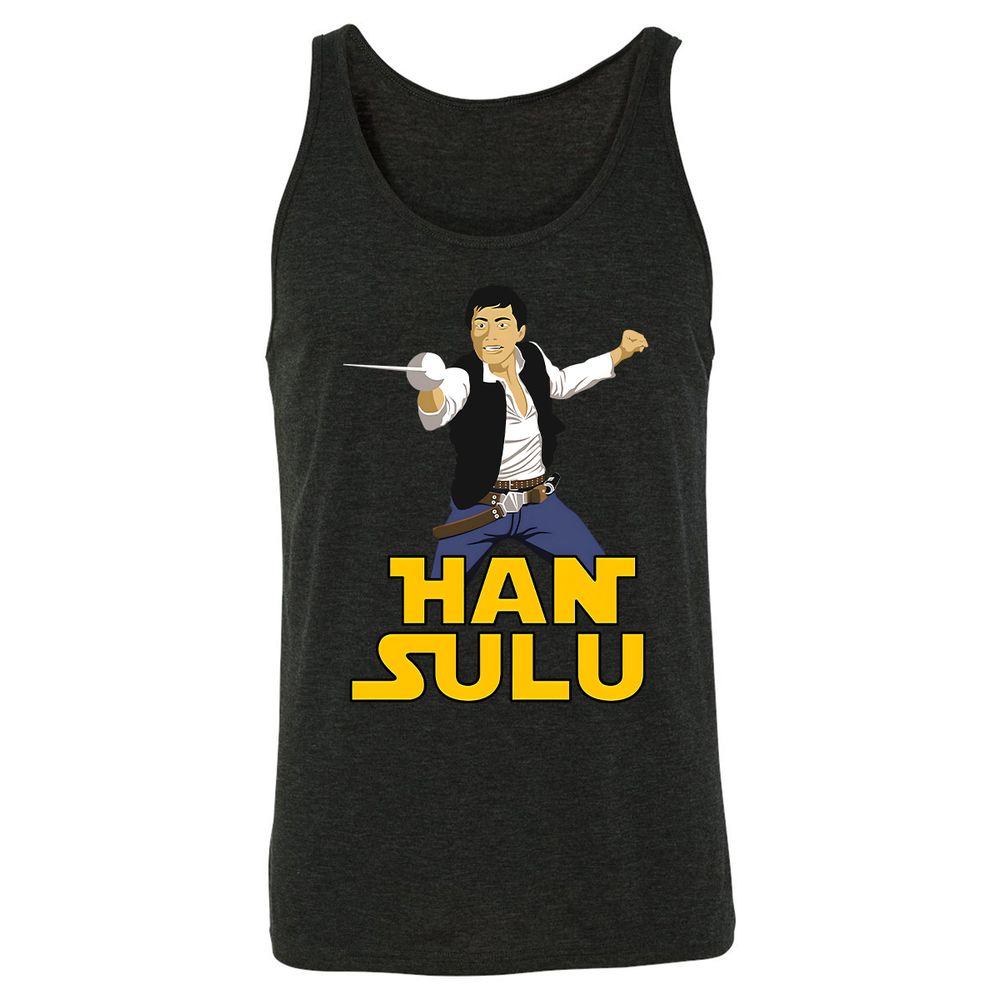 Unisex Jersey Tank - 78K6C1DM - Charcoal Black Triblend - 5