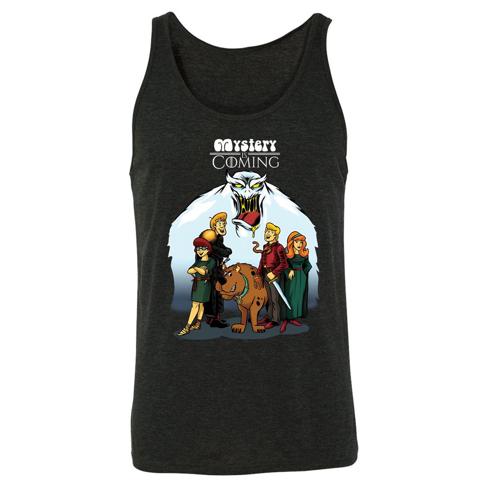 Unisex Jersey Tank - 12MJK8GX - Charcoal Black Triblend - 5