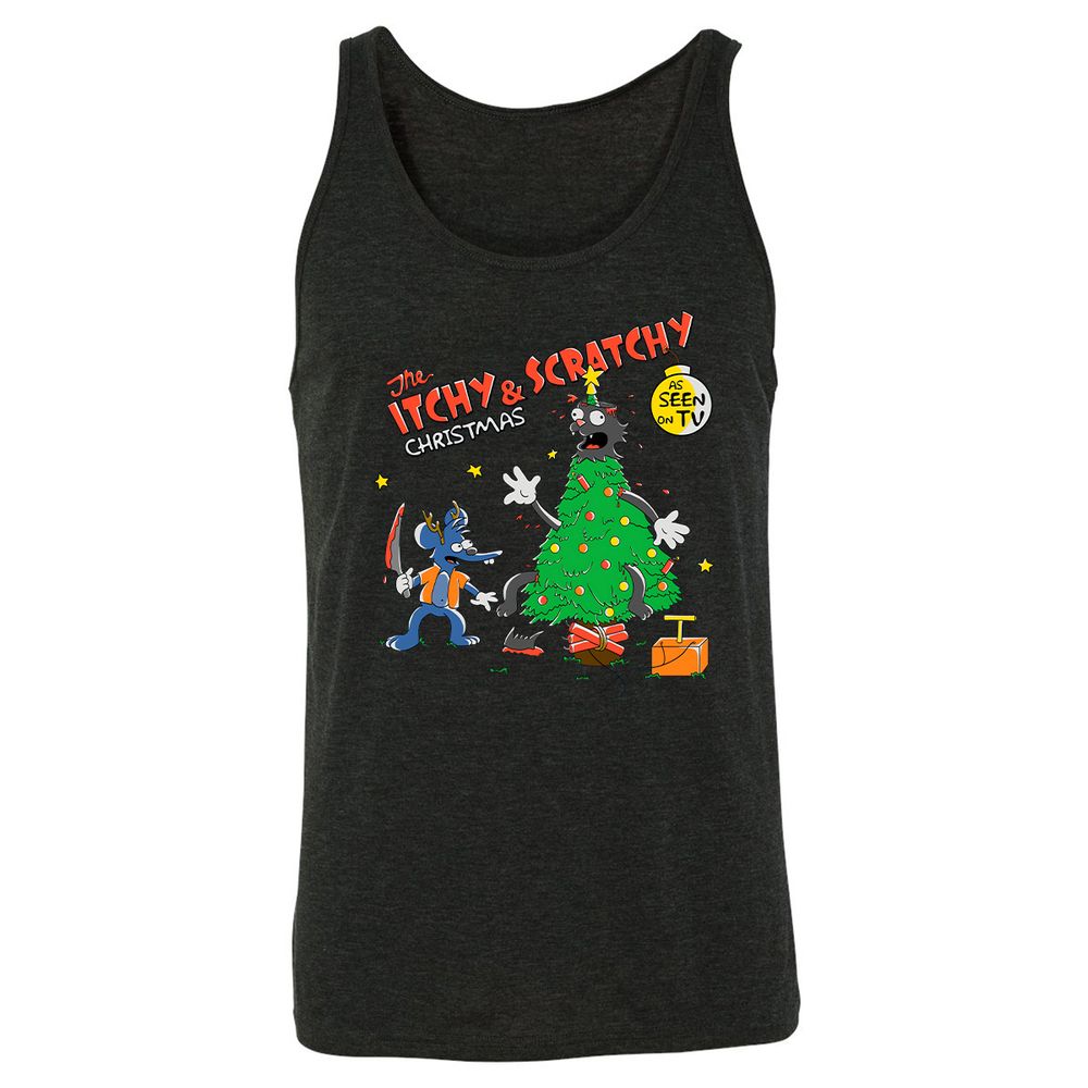 Unisex Jersey Tank - YX9DX557 - Charcoal Black Triblend - 5