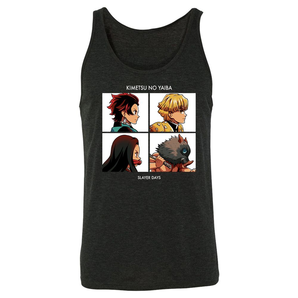 Unisex Jersey Tank - LYYJPY1N - Charcoal Black Triblend - 5