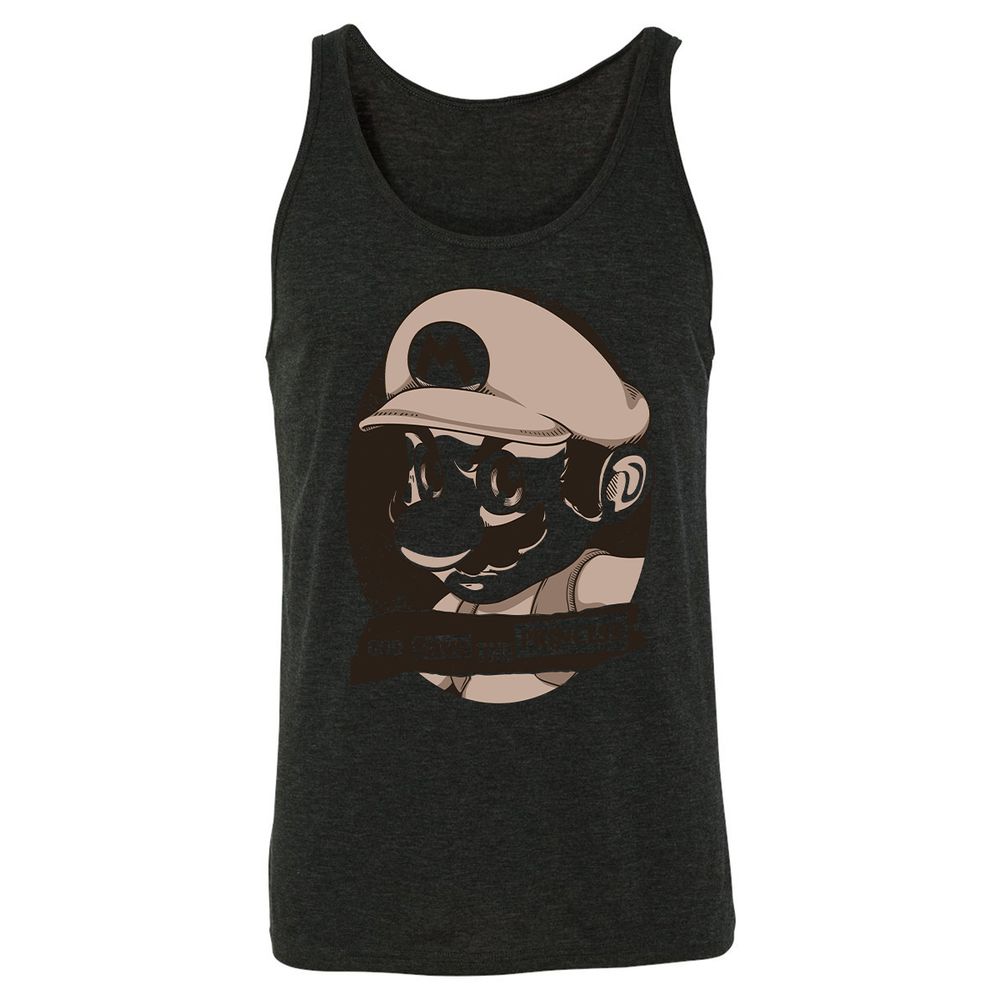 Unisex Jersey Tank - Y1PMZ9MS - Charcoal Black Triblend - 5