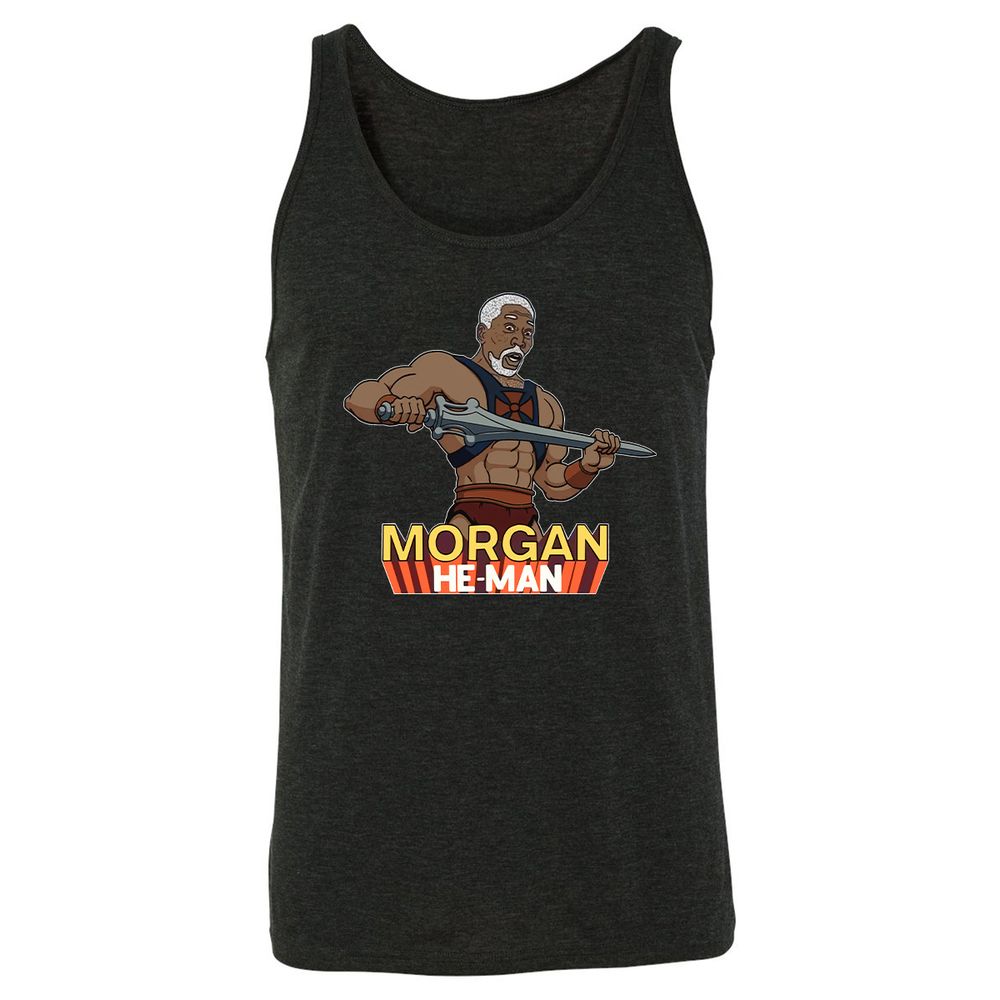 Unisex Jersey Tank - 7BCH187P - Charcoal Black Triblend - 5