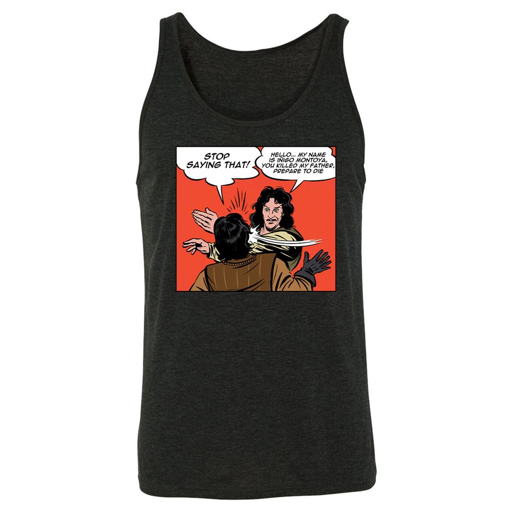 Unisex Jersey Tank - QSW7P3BR - Charcoal Black Triblend - 5
