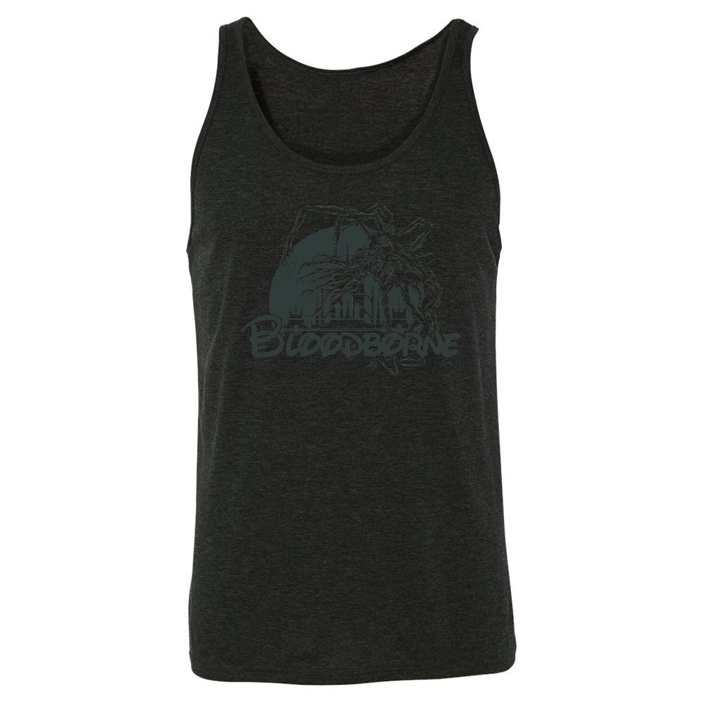 Unisex Jersey Tank - 233HHTTS - Charcoal Black Triblend - 5