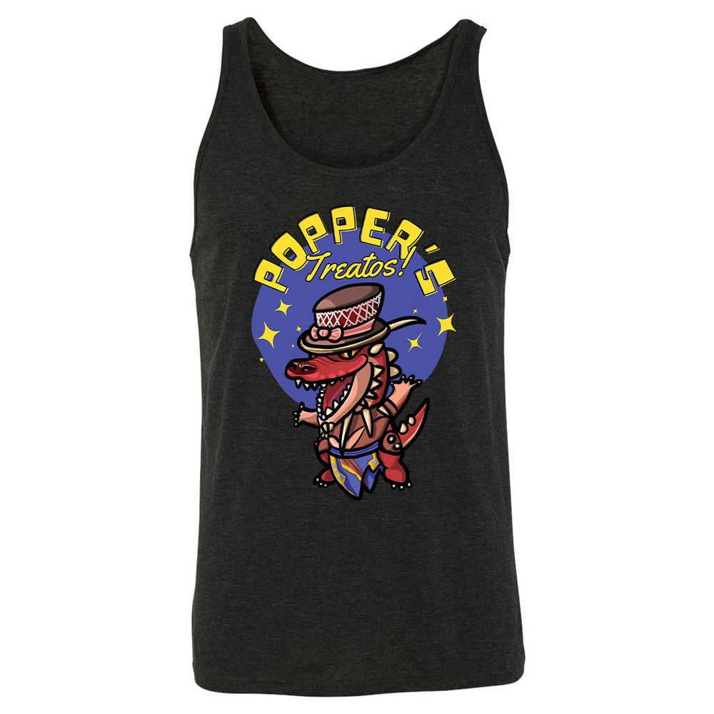 Unisex Jersey Tank - VE2RD9BD - Charcoal Black Triblend - 5