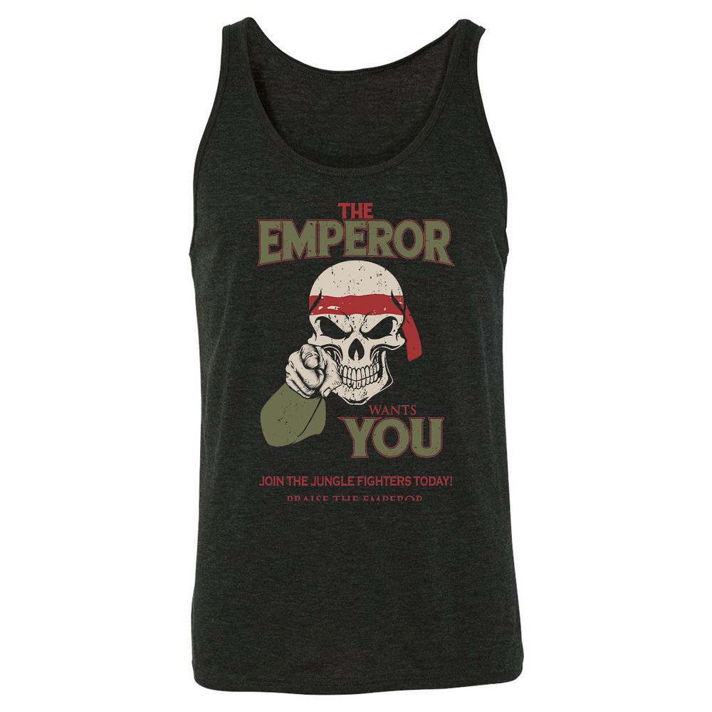 Unisex Jersey Tank - JBHWZM3D - Charcoal Black Triblend - 5