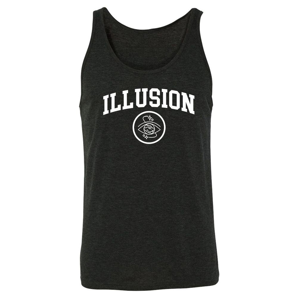 Unisex Jersey Tank - B48FYQXF - Charcoal Black Triblend - 5