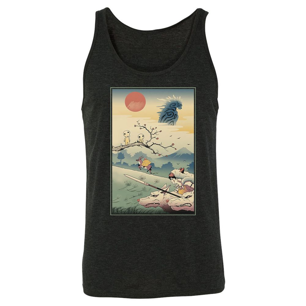 Unisex Jersey Tank - 87Q7MUVP - Charcoal Black Triblend - 5