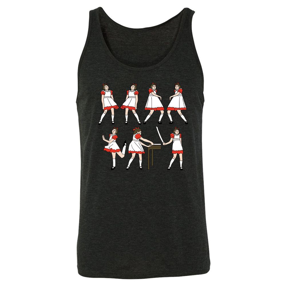 Unisex Jersey Tank - LM3M9CJG - Charcoal Black Triblend - 5