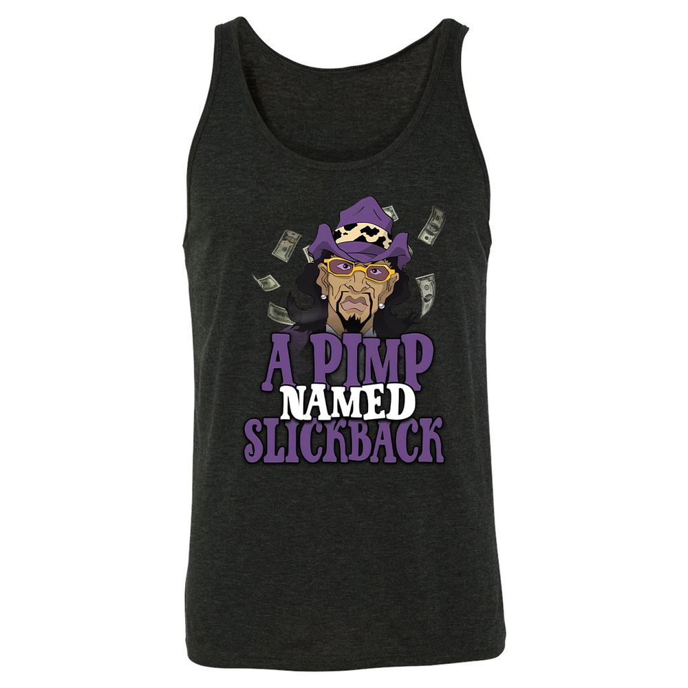 Unisex Jersey Tank - D1YS55UM - Charcoal Black Triblend - 5