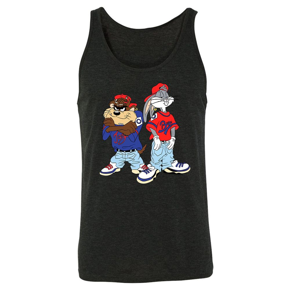 Unisex Jersey Tank - M2W52W36 - Charcoal Black Triblend - 5