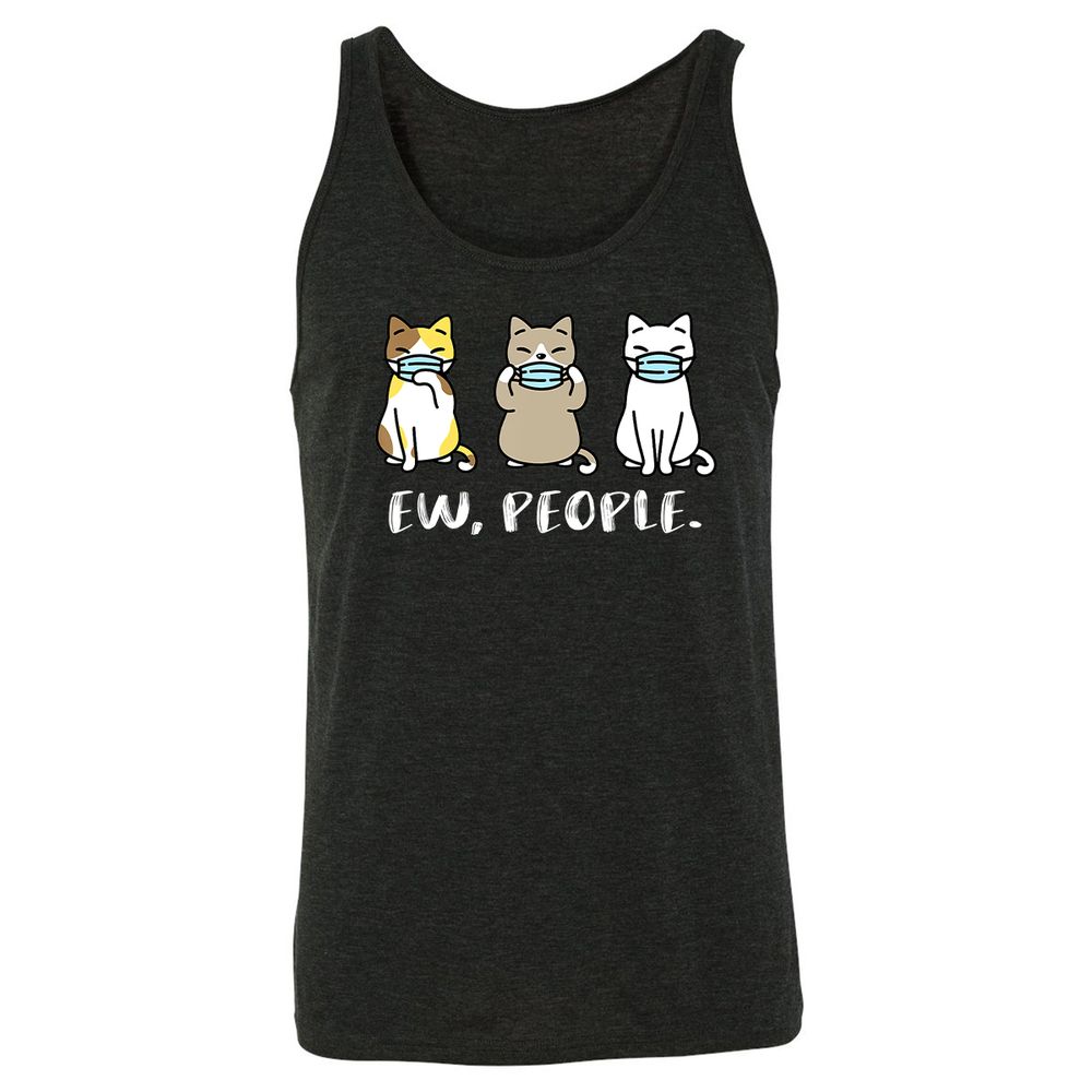 Unisex Jersey Tank - ATDB9BR9 - Charcoal Black Triblend - 5