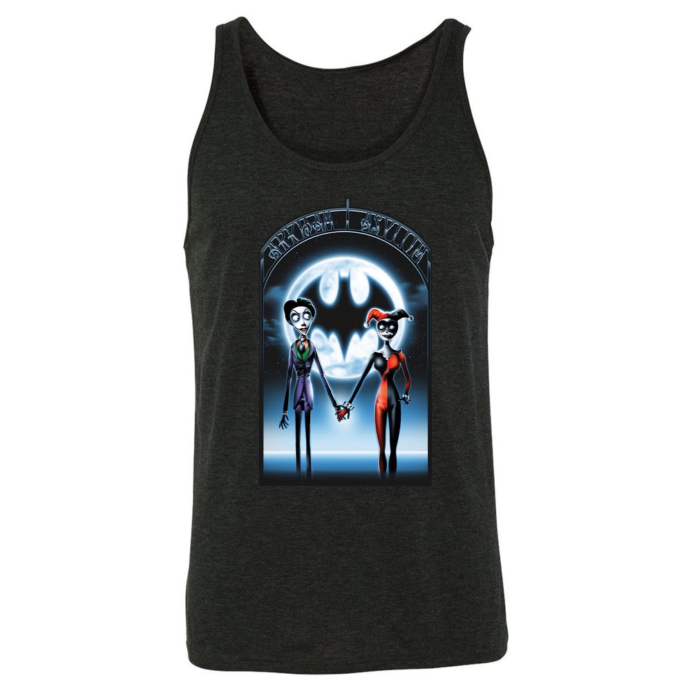 Unisex Jersey Tank - 8NNTJ1RC - Charcoal Black Triblend - 5