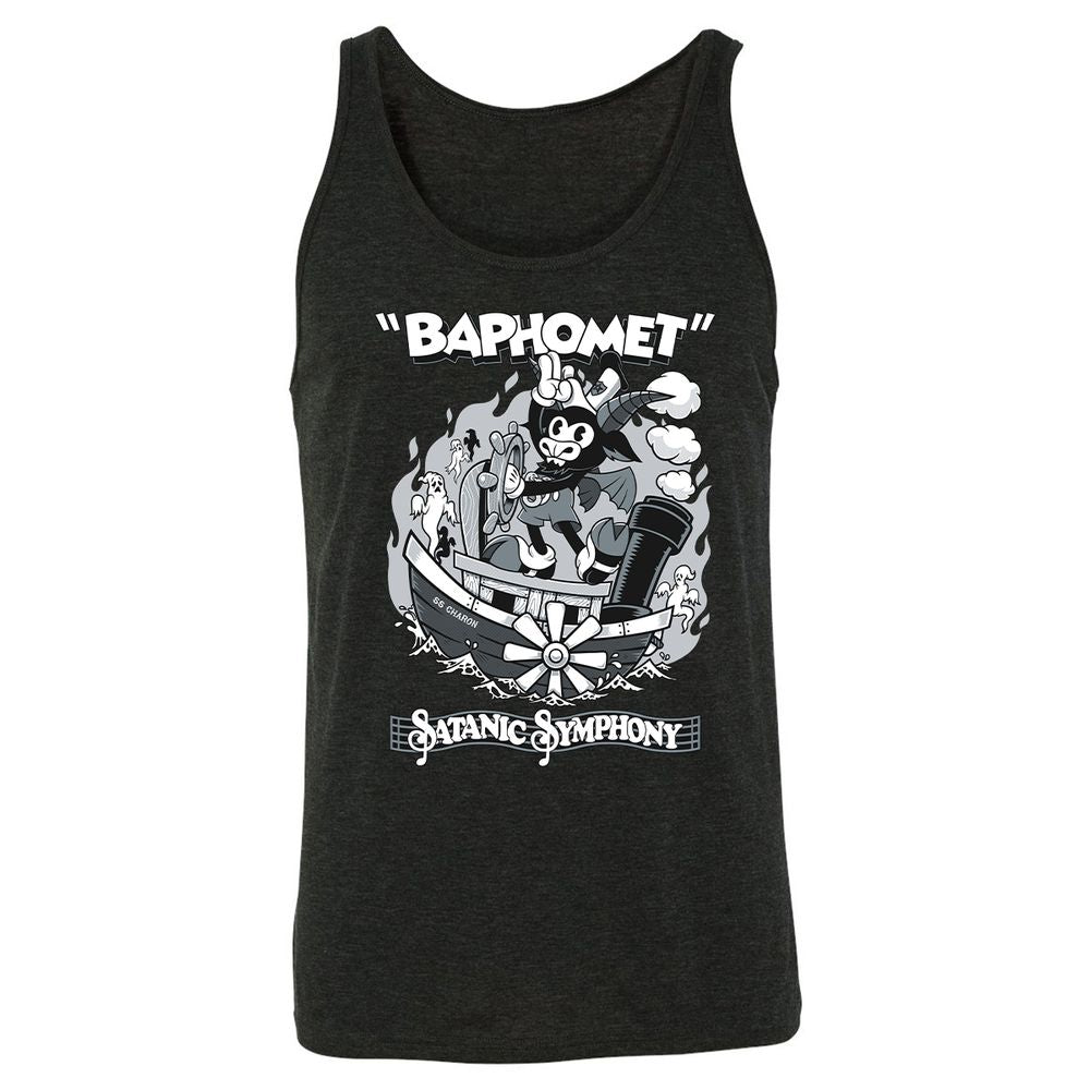 Unisex Jersey Tank - SM47G5SD - Charcoal Black Triblend - 5