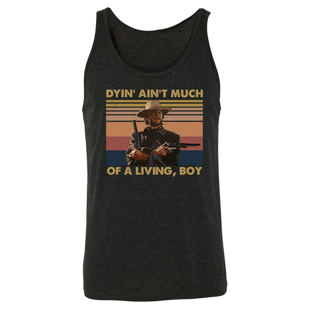 Unisex Jersey Tank - B6YRJZAJ - Charcoal Black Triblend - 5