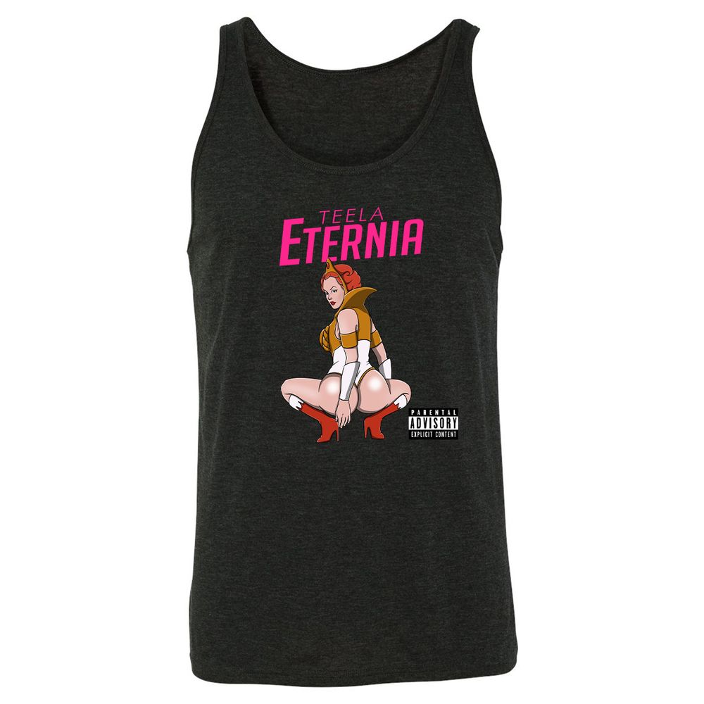 Unisex Jersey Tank - BAW9LKVZ - Charcoal Black Triblend - 5